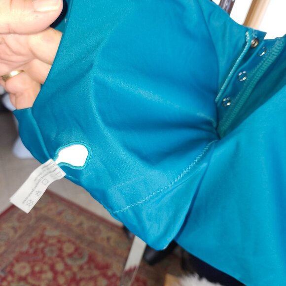 25247  Brand New Beautiful Teal ZAFUL 2-Piece Swim Suit Size 2X - Picture 11 of 14